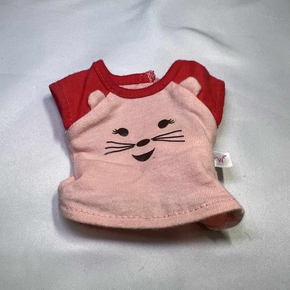 American Girl Doll Wellie Wishers Willa Doll Replacement Cat‎ Shirt